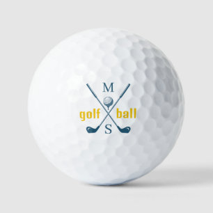 monogramme . logo personnalisé balles de golf
