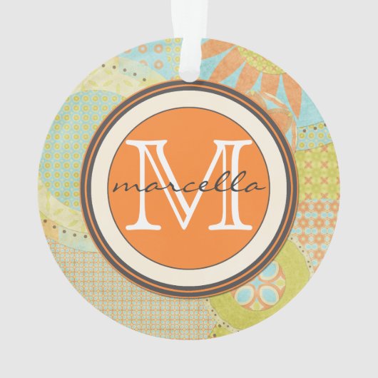 Monogramme lumineux de formes géométriques multi (dos)