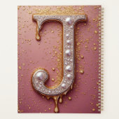 Monogramme Luxueux Lettre J Or (Dos)