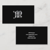 Monogramme M carte de visite (Devant / Derrière)