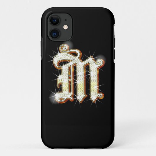 Monogramme M iPhone 5 Coque (Dos)