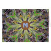 Monogramme M Numériquement Mandella Conçu (Devant horizontal)