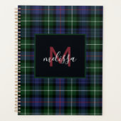 Monogramme MacKenzie Tartan Plaid Personnalisé 202 (Devant)