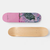 Monogramme magique Raven Runestone Skateboard (Horz)