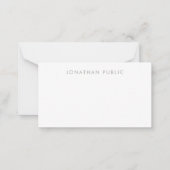 Monogramme manuscrit Simple Modèle Minimaliste (Devant)