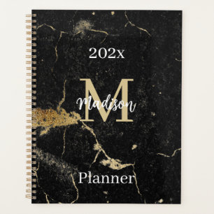 Monogramme Marbre noir d'or initial non daté 2024