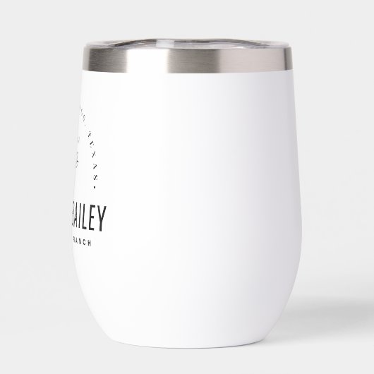 Monogramme Mariage de fleurs modernes (Arrière)