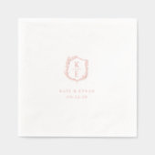 Monogramme Mariage de la crête botanique (Recto)