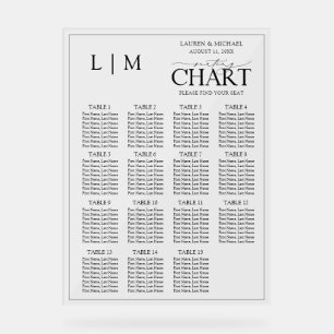 Monogramme Mariage de la typographie noire