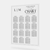 Monogramme Mariage de la typographie noire (Angle)