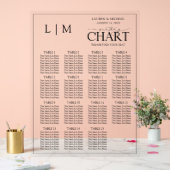 Monogramme Mariage de la typographie noire (Mariage)