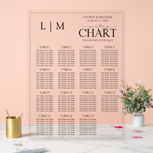 Monogramme Mariage de la typographie noire (Mariage)