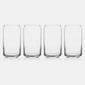 Monogramme Mariage de tige florale rustique (Dos)