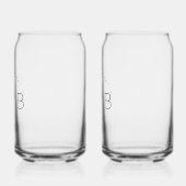 Monogramme Mariage de tige florale rustique (Gauche)