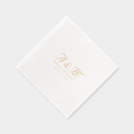 Monogramme Mariage Élégant minimal (Droite)