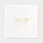 Monogramme Mariage Élégant minimal (Recto)