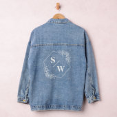 Monogramme Mariage Floral Élégant Simple Minimalis (Hangar)