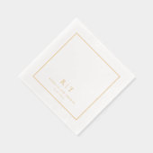 Monogramme Mariage minimaliste moderne (Droite)
