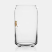 Monogramme mariage minimaliste Or simple (Gauche)