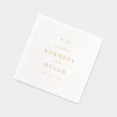 Monogramme Mariage minimaliste simple (Gauche)