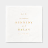 Monogramme Mariage minimaliste simple (Recto)