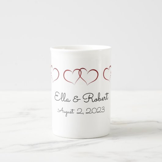 Monogramme mariage ou anniversaire Spécialité Mug (Devant)