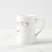 Monogramme mariage ou anniversaire Spécialité Mug (Droite)