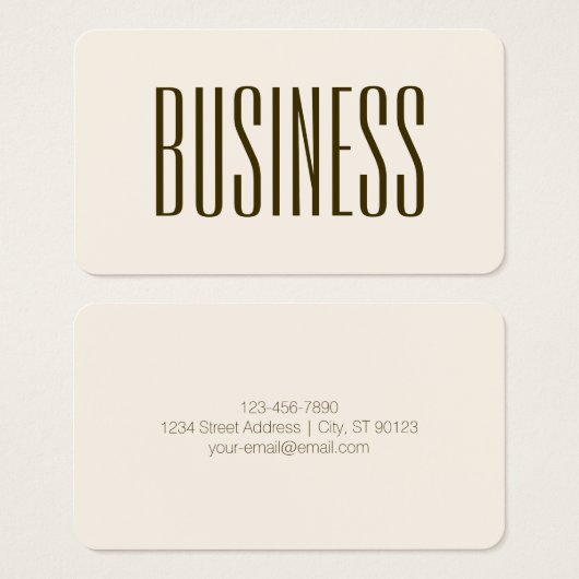 Monogramme, marque ou nom commercial | Brown non b (Devant & derrière)