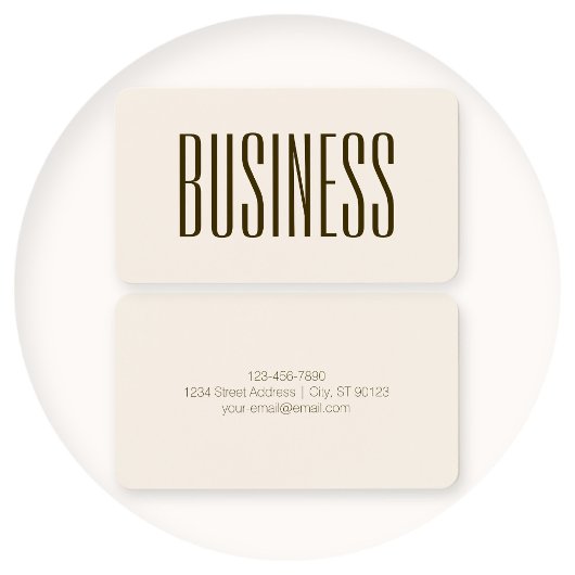 Monogramme, marque ou nom de l'entreprise | Marron