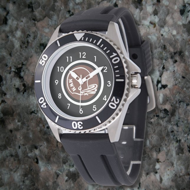 Monogramme masculin Monogramme Chaussure Montre en (Créateur téléchargé)