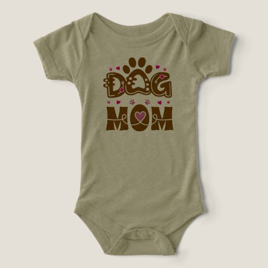 Monogramme minimal de MAMAN CHIEN (Design Recto)