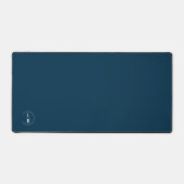 Monogramme, minimaliste bleu foncé (Recto)