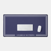 Monogramme Minimaliste Bleu Marine (Clavier et souris)