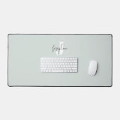 Monogramme minimaliste bleu menthe (Clavier et souris)