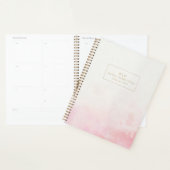 Monogramme minimaliste d'or rose pâle (Devant avec enveloppe)