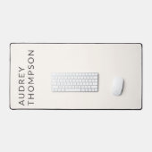 Monogramme minimaliste moderne beige (Clavier et souris)