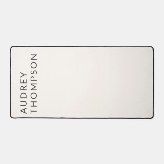 Monogramme minimaliste moderne beige (Recto)