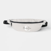Monogramme minimaliste moderne beige (Recto)