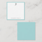 Monogramme minimaliste moderne Modèle initial (Devant / Derrière)