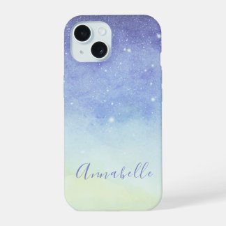 Monogramme Minimaliste Moderne Paillettes Violett