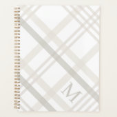 Monogramme minimaliste moderne Premier plaqué élég (Devant)