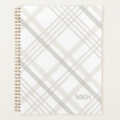 Monogramme minimaliste moderne Premier plaqué élég (Devant)