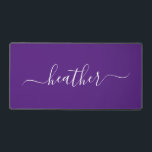 Monogramme minimaliste Nom Calligraphie<br><div class="desc">Ce design a été créé par art numérique et peut être personnalisé dans la zone fournie par le changement de la photo et/ou du texte. Vous pouvez également le customiser en choisissant l'option cliquer pour customiser une autre option et supprimer ou modifier la couleur de l'arrière - plan, ajouter du...</div>