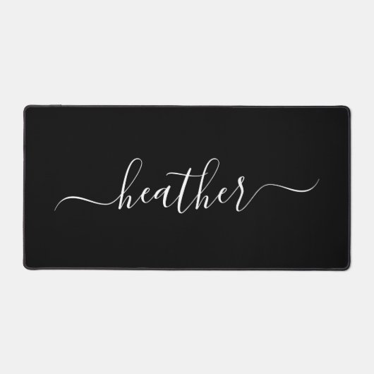 Monogramme minimaliste Nom Calligraphie (Recto)