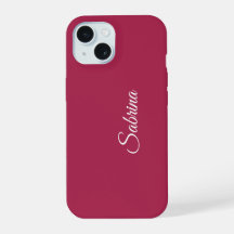 Monogramme minimaliste rose cerise rose