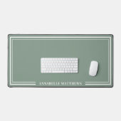 Monogramme Minimaliste Vert (Clavier et souris)