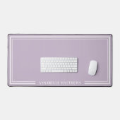 Monogramme Minimaliste Violet (Clavier et souris)