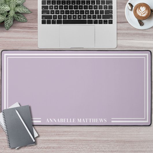 Monogramme Minimaliste Violet