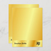 Monogramme Modèle (Devant / Derrière)