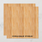 Monogramme Modèle en bois (Devant / Derrière)